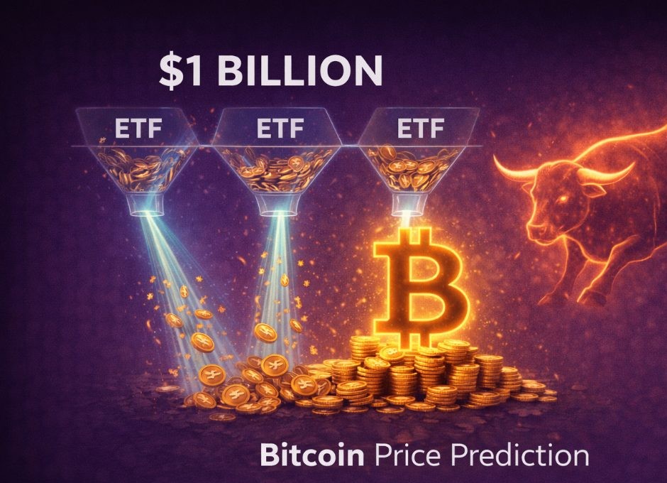 Πρόβλεψη Τιμής Bitcoin: $1 Δισεκατομμύριο Επιστρέφει Στα Crypto ETFs — Ξεκινά Ξανά η Ανοδική Πορεία;