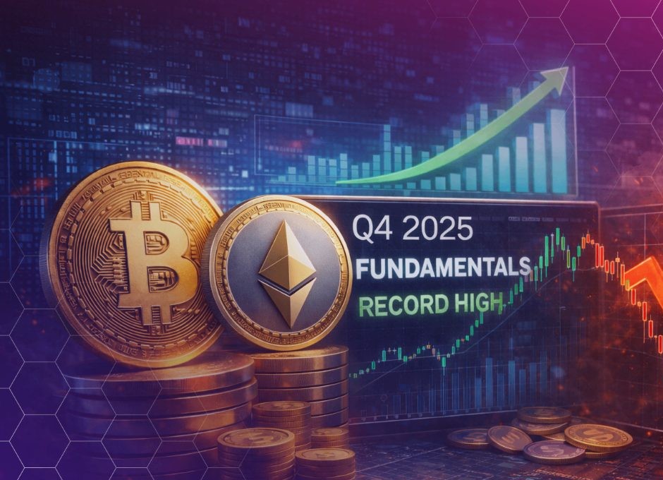 Τα θεμελιώδη στοιχεία των κρυπτονομισμάτων έφτασαν σε ρεκόρ το τέταρτο τρίμηνο του 2025 καθώς οι τιμές παρέμειναν πίσω.