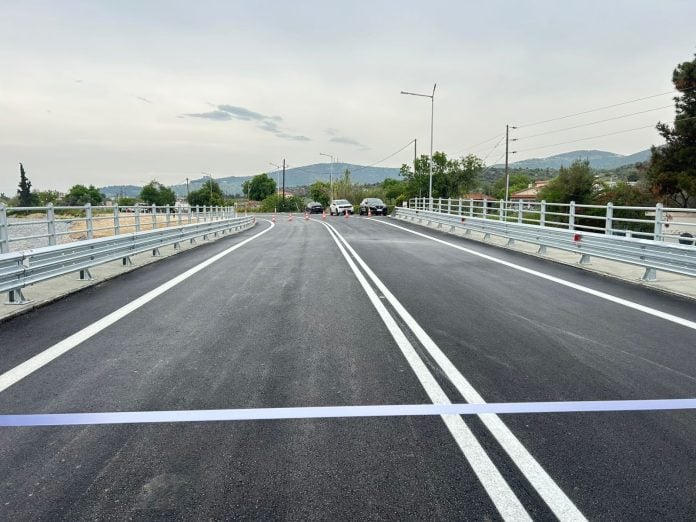 Βόλος: Στην κυκλοφορία η νέα γέφυρα στο Αλιγαρόρεμα