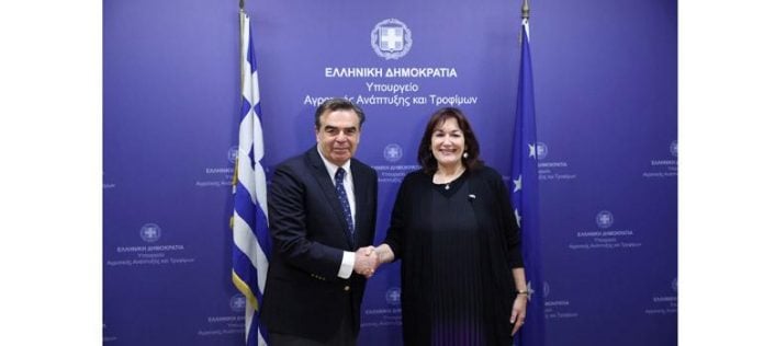 Μ. Σχοινάς: Συνάντηση με την Επίτροπο Σουίτσα για το κόστος λιπασμάτων