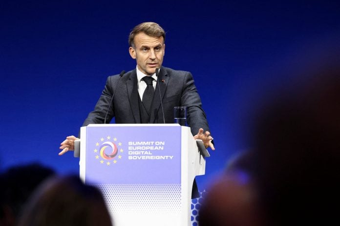 Μακρόν: Η Ευρώπη δεν θέλει να είναι τεχνολογικά «υποτελής» στις ΗΠΑ και την Κίνα