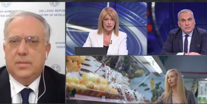 Τ. Θεοδωρικάκος στο Naftemporiki TV: Σκληρό αλλά δίκαιο το πλαφόν στα περιθώρια κέρδους. Θα συγκρατήσει τις τιμές