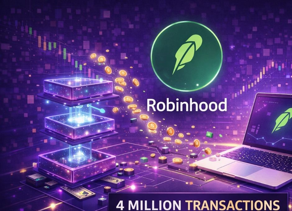 Robinhood Layer-2 Testnet Καταγράφει 4 Εκατομμύρια Συναλλαγές στην Πρώτη Εβδομάδα Κρυπτονομισμάτων