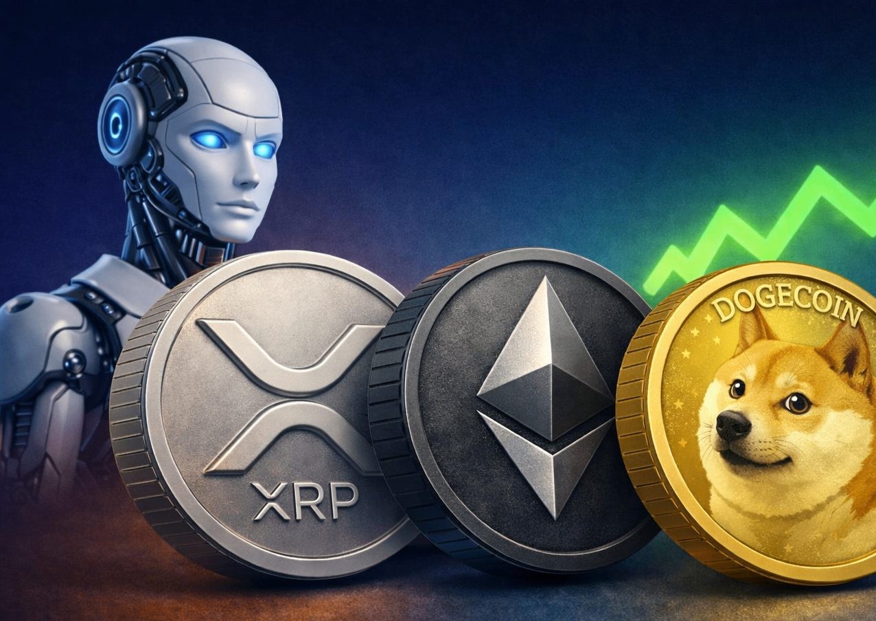 Παράξενο νέο κινεζικό AI 'KIMI' προβλέπει την τιμή του XRP, του Ethereum και του Dogecoin μέχρι το τέλος του 2026.