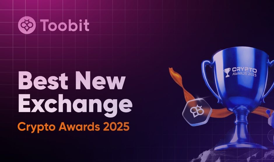 Η Toobit ψηφίστηκε Καλύτερη Νέα Ανταλλαγή στα Crypto Awards 2025.