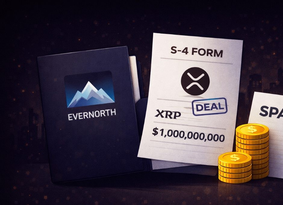 Η εταιρεία κρυπτονομισμάτων XRP Crypto Treasury, Evernorth, κατέθεσε S-4 για συμφωνία SPAC ύψους 1 δισεκατομμυρίου δολαρίων.